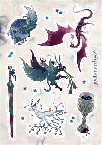dragon age stickers