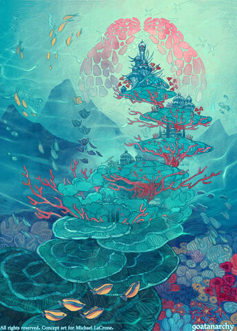 Illustration Azuri city